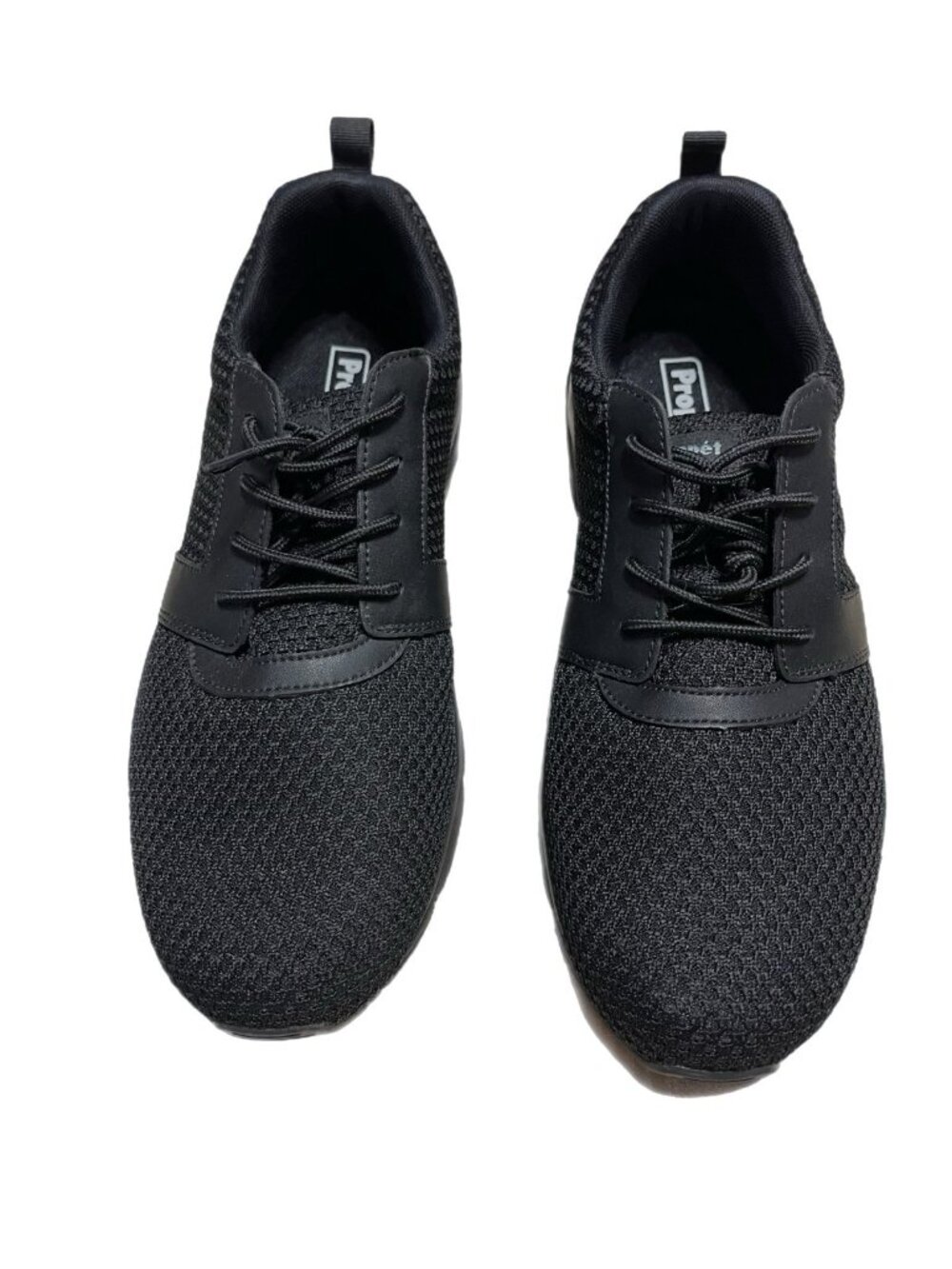 Propet Stability Walking Shoes Mens 12 XX (5E) Sneakers Low Mesh Black